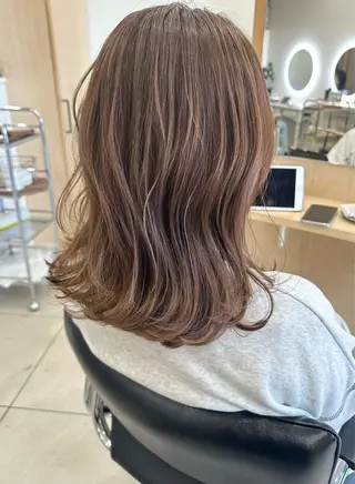 ミディアム 長谷川 大貴のヘアスタイル