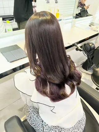 ロング カラー 💖艶と似合わせ💖 カラーカット💖のヘアスタイル