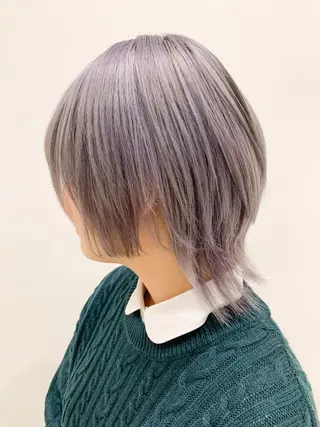 ミディアム 🍀ケアブリーチ カラー🍀坂井のヘアスタイル