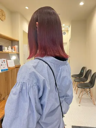 ロング カラー 抜きっぱなしブロンド /ハイトーン/カナタのヘアスタイル