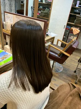 ロング パーマ 大人女子&髪改善専門 Nobuフリーランスのヘアスタイル