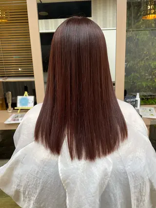 セミロング カラー 【アクイール】やまだ みなのヘアスタイル