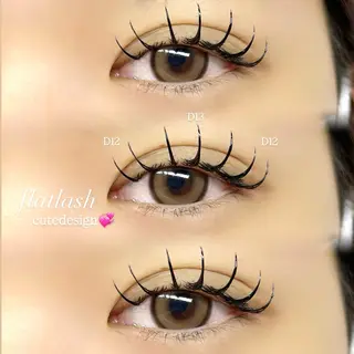 マツエク・マツパ Mell Yuuna ♡パリエク /束感のマツエク・マツパデザイン