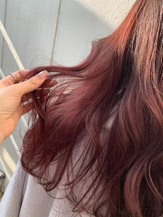 ロング カラー 佐原 里奈のヘアスタイル