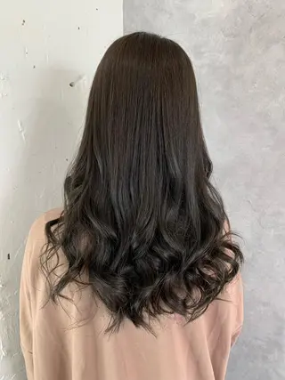ロング カラー チバ ヒロトのヘアスタイル