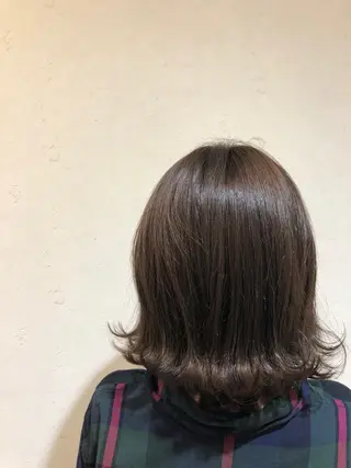 ミディアム カラー 💎髪質改善/縮毛 矯正💎メンズパーマのヘアスタイル
