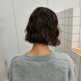 ショート パーマ パーマ/レイヤー/ ボブ/豊浦翔太のヘアスタイル