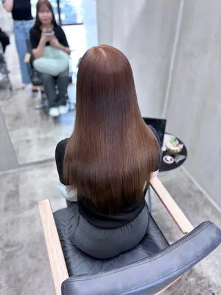 セミロング miloc naha ナナカのヘアスタイル