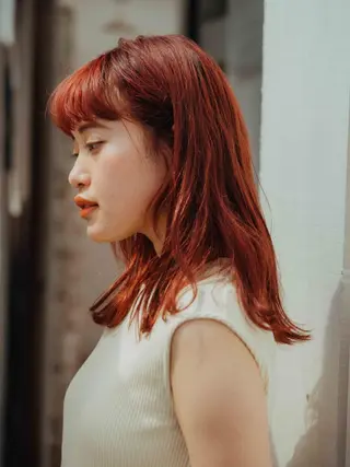 カラー 竹廣 春奈のヘアスタイル