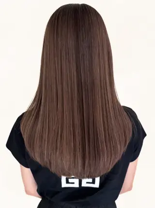 ロング カラー 🎀透明感× 赤み消し🎀正源のヘアスタイル