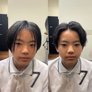 ミディアム パーマ メンズ 💈トレサンパ 💈金山駅✂︎愛実のヘアスタイル