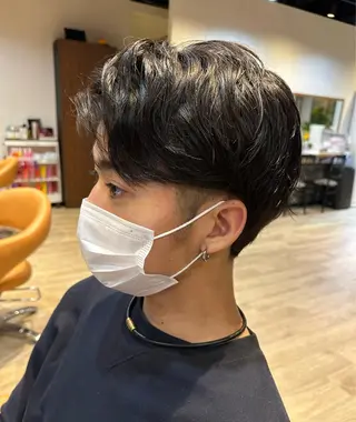 メンズ 髪質改善&ストレート ✂︎鈴木青樹のヘアスタイル