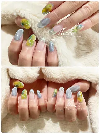 ネイル フルリール 【プライベートサロンのネイルデザイン