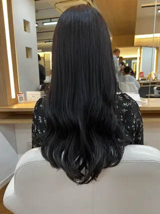 ロング カラー ✂︎HITOMI✂︎ 副店長のヘアスタイル