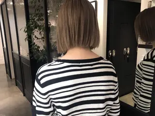 ショート カラー ボブ　ショート 特化 迫田紘史のヘアスタイル