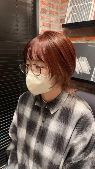 ショート カラー 田中 美月 / ハイトーンカラーのヘアスタイル