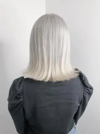 ミディアム カラー FUKUNAGA YUのヘアスタイル