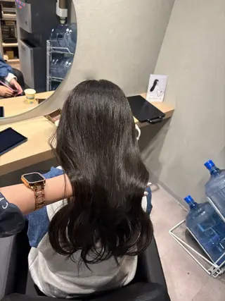 ロング カラー ヘアアレンジ mok 🫧ayaneのヘアスタイル