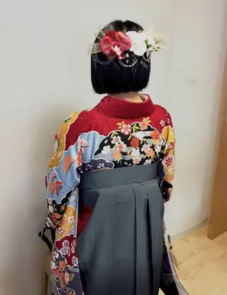 ショート ヘアメイク/着付け AYAKAのヘアスタイル