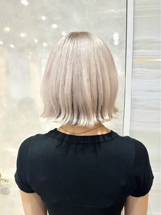 ミディアム カラー パーマ ヘアアレンジ メンズ 🌱巴結生🌿大宮 ☁️ミルクティーのヘアスタイル