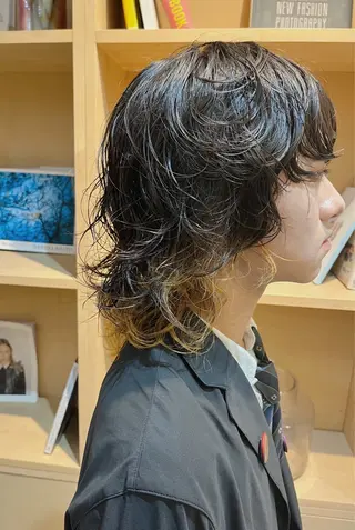 ロング パーマ メンズ ‪🌿パーマ大好評 メンズ特化🌿ワタルのヘアスタイル