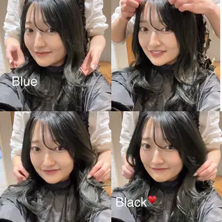 ミディアム 盛れる透明感カラー・ momokaのヘアスタイル