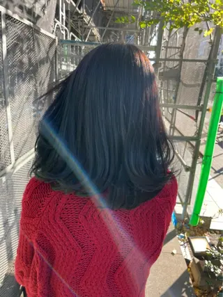 セミロング カラー ヘアアレンジ 🌟東銀座マンツーマ ン🌟タカナシのヘアスタイル