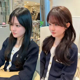 ロング 市原 大翼のヘアスタイル