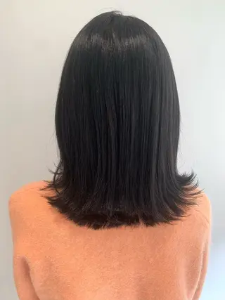 ミディアム 松浦ゆずき 韓国/ 診断/ダウンパーマのヘアスタイル