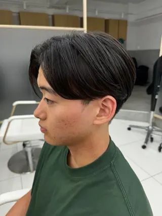 ショート パーマ メンズ 【メンズ縮毛矯正】 田中秀斗のヘアスタイル