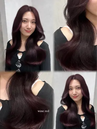 セミロング 🎀透明感カラー 𝐂𝐇𝐈𝐒𝐀のヘアスタイル