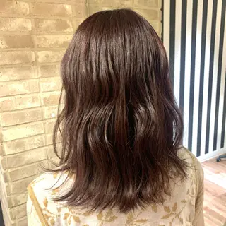 ミディアム カラー 正司 奈瑠美のヘアスタイル