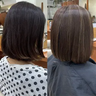 ミディアム カラー 🦋💜金澤 愛奈💜🦋のヘアスタイル