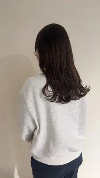 セミロング 🫧ツヤ髪個室美容室 安食茉莉🫧のヘアスタイル