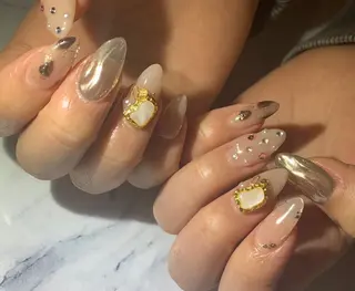 ネイル Lino+ ネイル&よもぎ蒸しのネイルデザイン