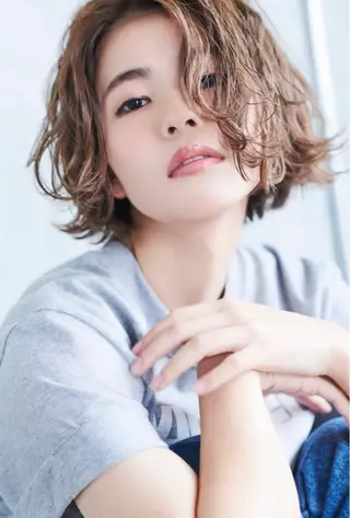 ミディアム Ash川越店／ 松本　亮二のヘアスタイル