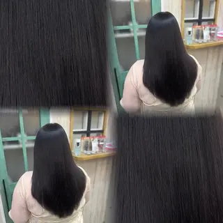 セミロング カラー 髙橋 李里亜のヘアスタイル