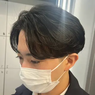 ミディアム パーマ ヘアアレンジ メンズ fifth 石川 凪のヘアスタイル