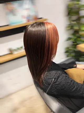 ミディアム 💖暖色系カラー💖 🦋HARU 🦋のヘアスタイル