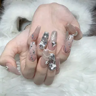 ネイル 🎀nana🫧 ワンホンネイル🎀のネイルデザイン