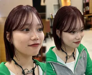 カラー 🐢ダブルカラー🐢 透明感/このかのヘアスタイル