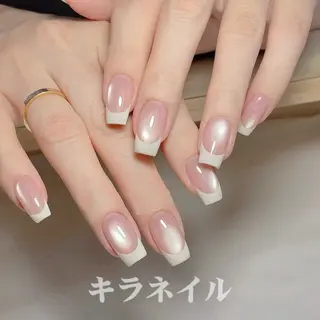 ネイル 🎀kira 長さだし💗モチ最高のネイルデザイン