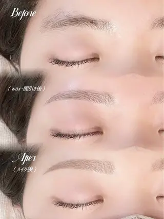 アイブロウ Une fleur HIKARUのマツエク・マツパデザイン