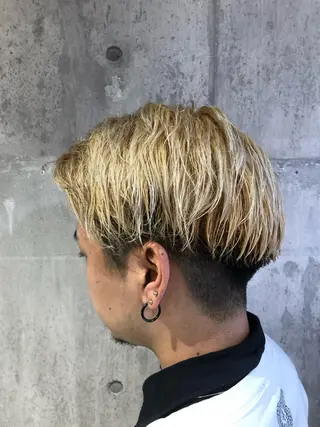 ショート カラー パーマ ヘアアレンジ メンズ キッズ ネイル マツエク・マツパ EnBlesS西宮 マンツーマン神道有基のヘアスタイル