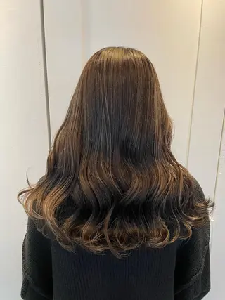 ロング カラー 韓国×網紅ヘア 🤍りん🤍のヘアスタイル