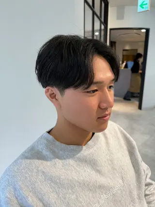 メンズ メンズ特化美容師/ パーマ/波巻き/陸翔のヘアスタイル