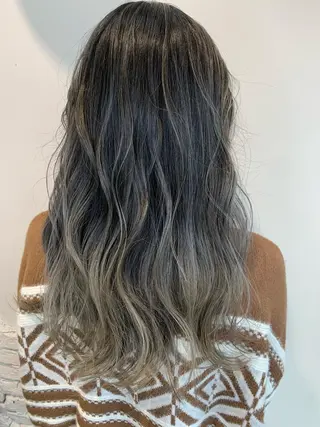セミロング カラー &SONS 小林亨のヘアスタイル