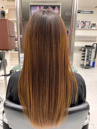 ロング カラー 小野 達己のヘアスタイル