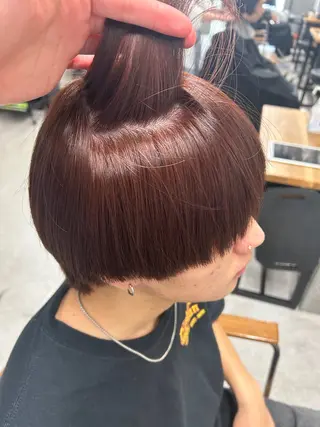 カラー メンズ カズキ🌼曲がる 縮毛矯正のヘアスタイル