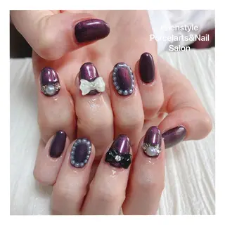 ミディアム ネイル 👑enen style👑のネイルデザイン